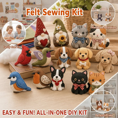 Cute 3D Beaded Fabric DIY Kit - Creative Handmade Material Pack New Arrival