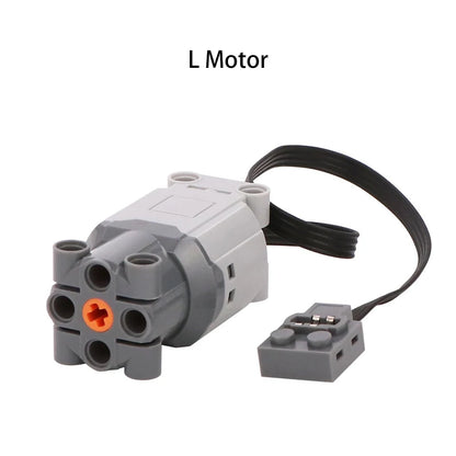 MOC High-Tech Parts M XL L Motor Servo Power Functions Motor Multi Tool PF 8293 8883 Model Building Blocks Compatible With LEGO
