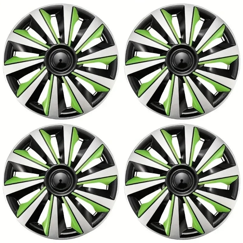 4PCS R16 Car Wheel Cover Hubcap Universal Auto Replacement Hub Caps Iron Steel Wheel Rim Cover 16 Inch Car Tire Accessory Hubcap