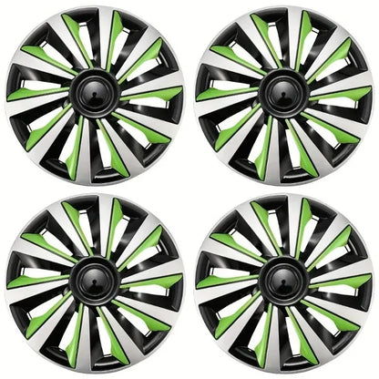 4PCS R16 Car Wheel Cover Hubcap Universal Auto Replacement Hub Caps Iron Steel Wheel Rim Cover 16 Inch Car Tire Accessory Hubcap