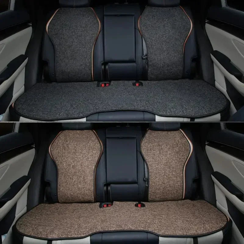 For BYD Atto 3 Seal U Song Plus EV DMI Dolphin mini Seal Seat Covers Linen Breathable Warm Car Seat Cushion Interior Accessories