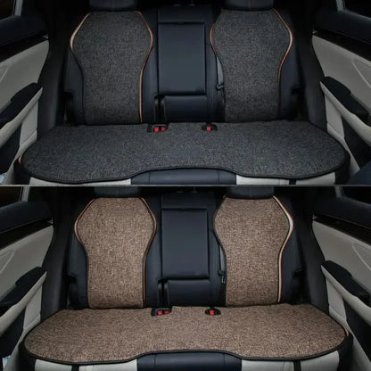 For BYD Atto 3 Seal U Song Plus EV DMI Dolphin mini Seal Seat Covers Linen Breathable Warm Car Seat Cushion Interior Accessories