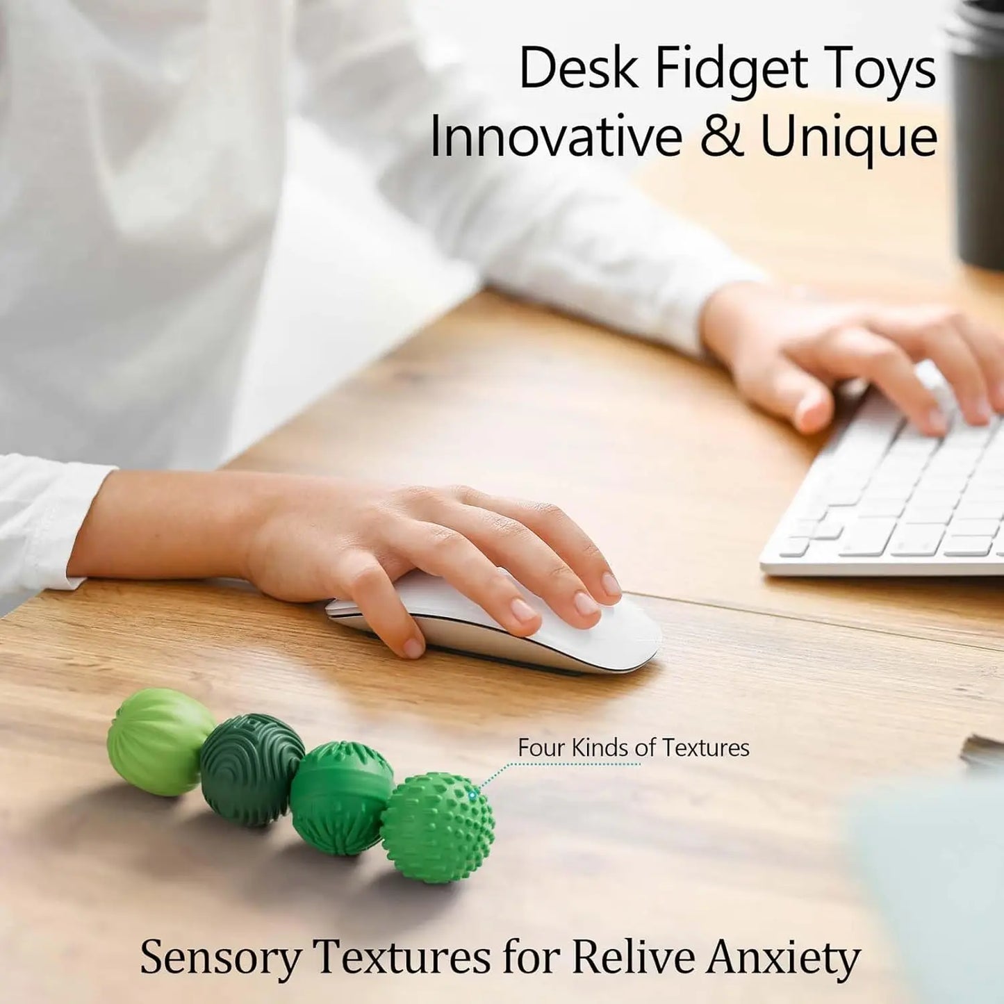 Sensory Silicone Magnetic Balls Stress Relief Finger Toys Fun Decompression Adult Fingertip toys fun toys for children