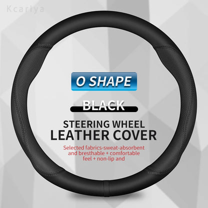 Car steering wheel cover For Mercedes A B C E R V CLASS CLA GLC GLK ML SLK VITO W123 W124 W203 W204 W176 W177 W212 W213 W221 245