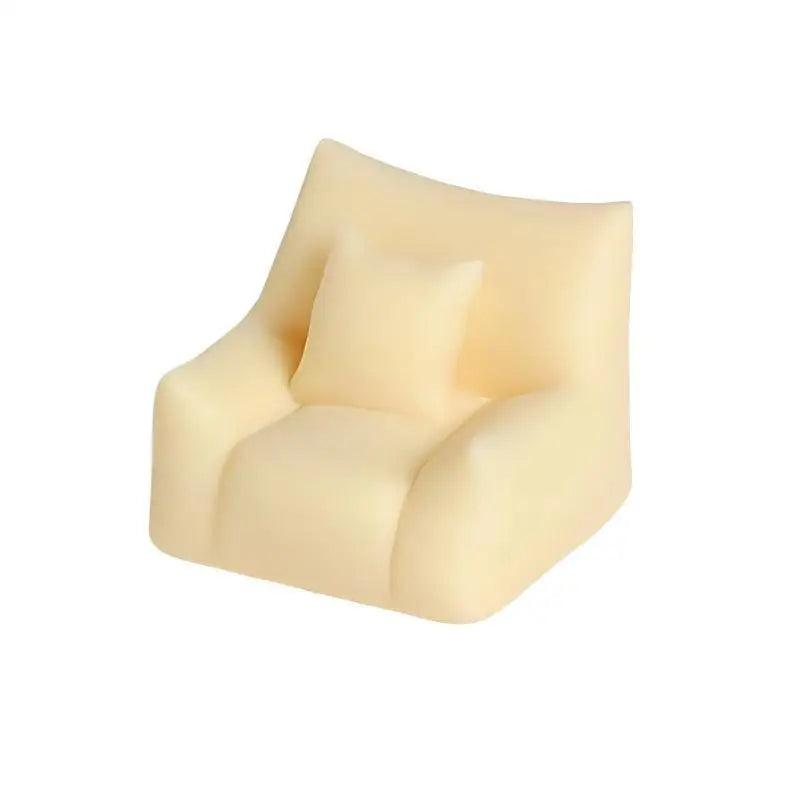 [DO]Dollhouse Living Room Furniture Decoration Dollhouse Simulation Cloud Sofa Model Dolls House Micro Scene Pretend Play Toys