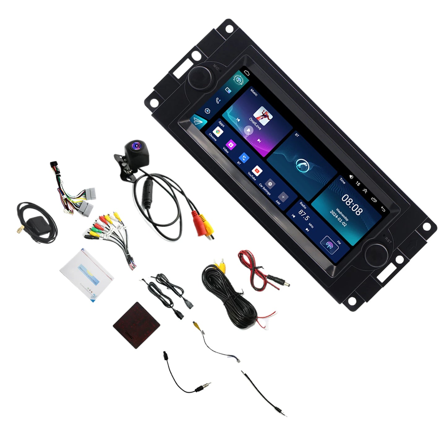Android 13 232G Car Play Car-play Multimedia Navigation Android Bluetooth Backup Camera Accurate
