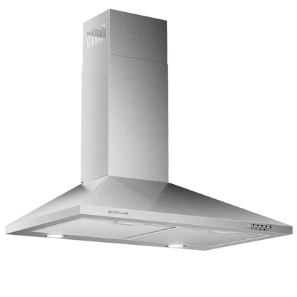 Range Hood 30 inch 450 CFM Wall Mount Vent Hood with Carbon Filter Bundle