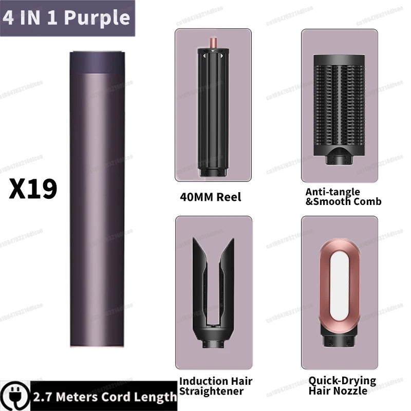 SenCiciMen Auto Curling Multi Hair Styler Curling Iron Hair Hot Air Brush Curling Barrel Hair Dryer Salon Professional Curl Hair