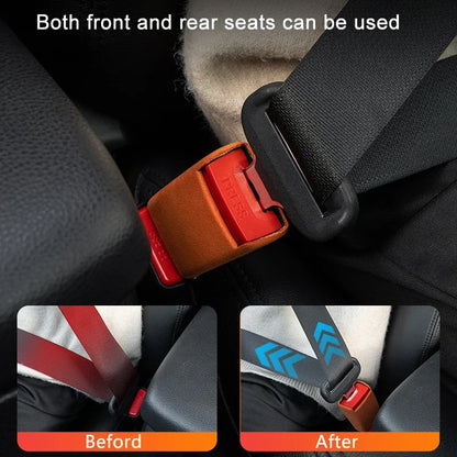 1Pcs Car Seat Belt Clip Extender Safety Seatbelt Lock Buckle Plug Thick Insert Socket Extender Safety  For Tesla Porsche