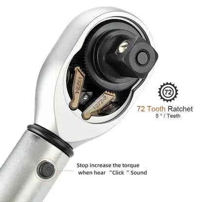 3/8" 5-60N.m Square Drive ±3% High Precision Torque Wrench 1pc 3pcs 7pcs 8pcs Set Bicycle Motorcycle Automotive IDY Hand Tools