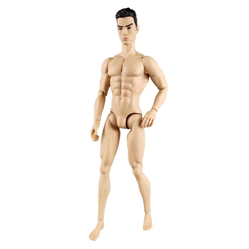 High Quality Adonis 1/6 Jointed DIY Movable Nude Naked Doll Body 12" Muscle FR Boy Doll BJD Dolls Kids Toys Gifts
