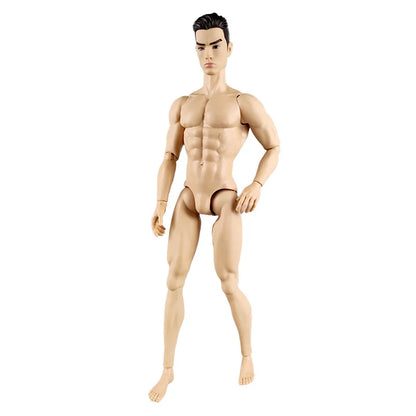 High Quality Adonis 1/6 Jointed DIY Movable Nude Naked Doll Body 12" Muscle FR Boy Doll BJD Dolls Kids Toys Gifts