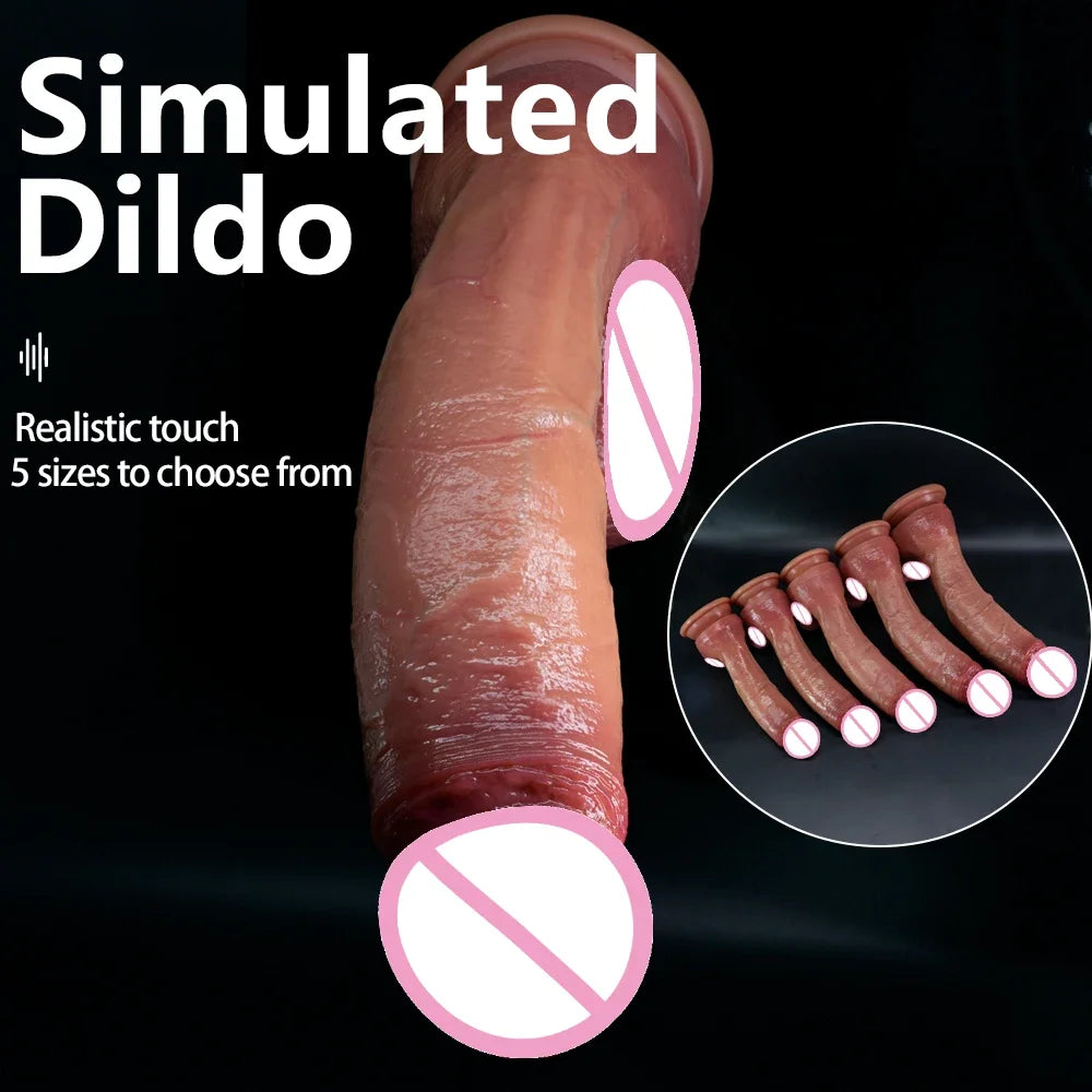 Oversized Realistic Dildo Huge Penis Penetration Anal Sex Toys For Women Masturbation Soft Dick Dildos Sexy Adult Sex Toy Gay