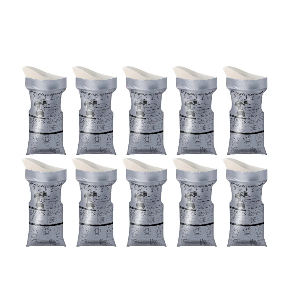 5-50PCS Outdoor Emergency Urine Bags 700ml Easy Take Unisex Pee Bags Travel Mobile Toilet Pouch for Baby Women Vomiting Bags