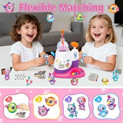 DIY Inflatable Toy Set Creative Handmade Balloon Inflator Machine Toys for Kids Adult Fun Anti-Stress Craft Children's Day Gifts