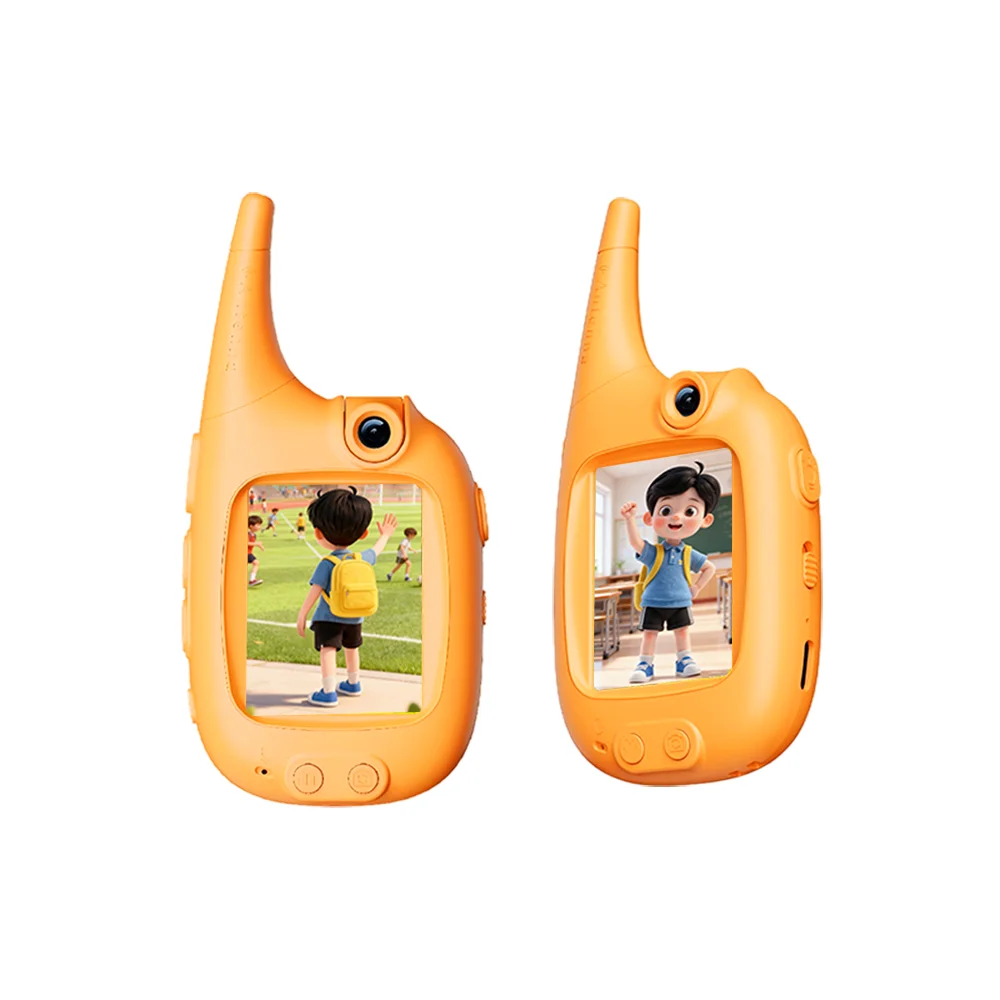 Video Walkie Talkies for Kids 2 Pack Video Chat Voice Switching Changer Walkies Talkies Indoor and outdoor Gifts for Boys Girls