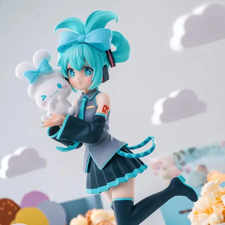 Hot Kawaii Girl Hatsune Miku Anime Figure Fashion Subclture Miku Action Figure Christmas Gift PVC Collection Model Doll Toys