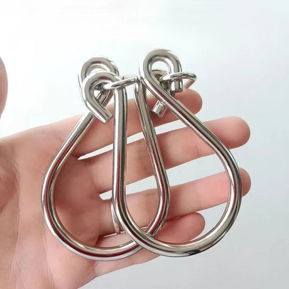 Creative Horseshoe Puzzle Lock Classic IQ Metal Brain Teasers Magic Rings Puzzles Game For Adults Children Unique Gift