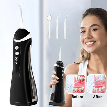 Oral Irrigator 3 Cleaning Modes Portable Rechargeable Waterproof IP65 Dental Water FlosserTeeth Whitening Jet Floss 200ML