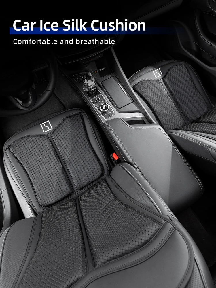 Car Seat Cover Front Rear Seat Ice Silk Cushion Pad Protective Mat For Zeekr X 7X Krypton MIX 009 007 001 007 009 2025 2022 2023