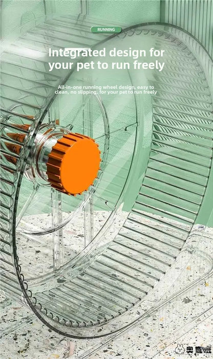 Large Size Silent Running Wheel for Hamster Toy Deprivation Relief Golden Retriever Hamster Cage Supplies Crehensive Infor...