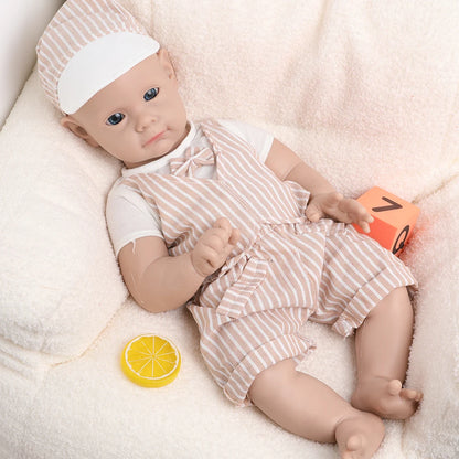 IVITA WB1583 19.68inch 4.29kg 100% Full Body Silicone Reborn Baby Doll Realistic Boy Unpainted Dolls DIY Blank Children Toys