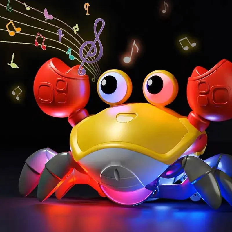 Crawling Crab Baby Toy Smart Obstacle Avoidance Crab Techno Avoid Obstacle Walking Toddler Gift