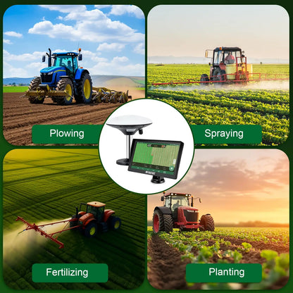 GPS Navigator for Tractor for Precision Farming, GNSS Agricultural Navigator ,for Spraying, Ploughing and Sowing