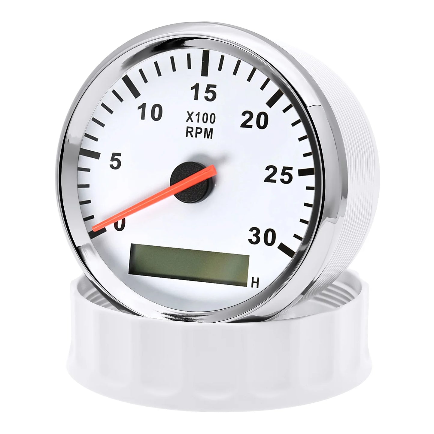 85mm Tachometer 3000RPM With Hourmeter Truck Car Boat Diesel Engine Tacho Meter RPM Gauge M18 / M16 Car Boat Tachometer Sensor
