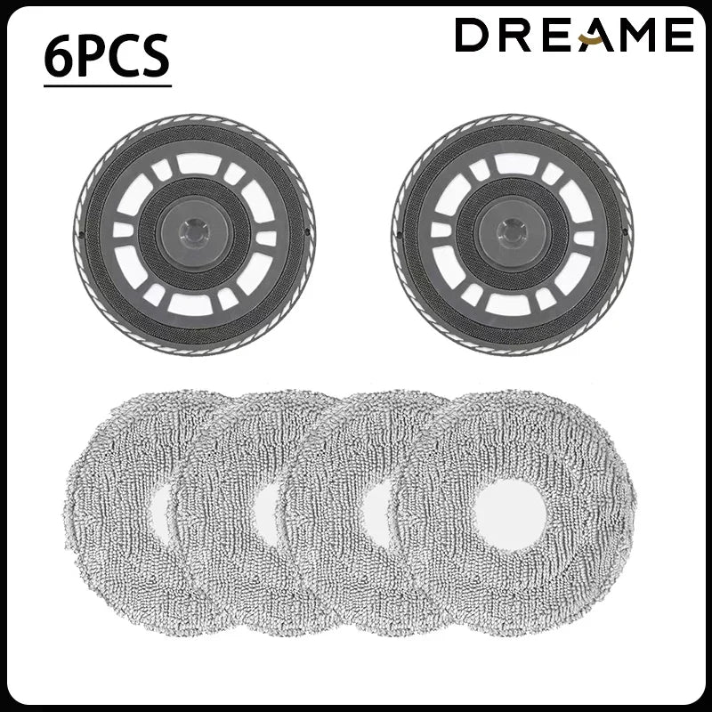 Dreame L40 Ultra / X40 Ultra Complete Vacuum Cleaner Accessories Main Side Brush HEPA Filter Mop Cloths Dust Bag
