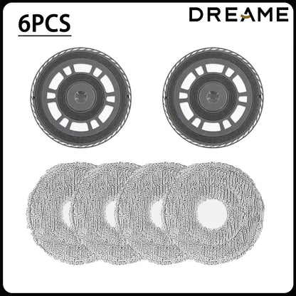 Dreame L40 Ultra / X40 Ultra Complete Vacuum Cleaner Accessories Main Side Brush HEPA Filter Mop Cloths Dust Bag