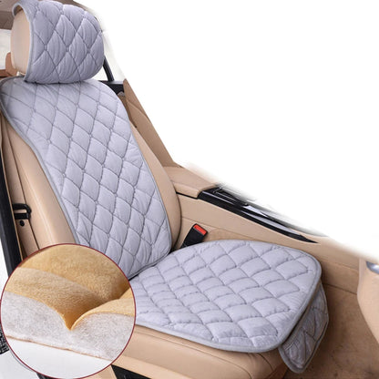 SEAMETAL Winter Car Seat Cover Soft Warm Car Seat Cushion Universal Plush Interior Protector Mat Auto Seats Cover Accessories