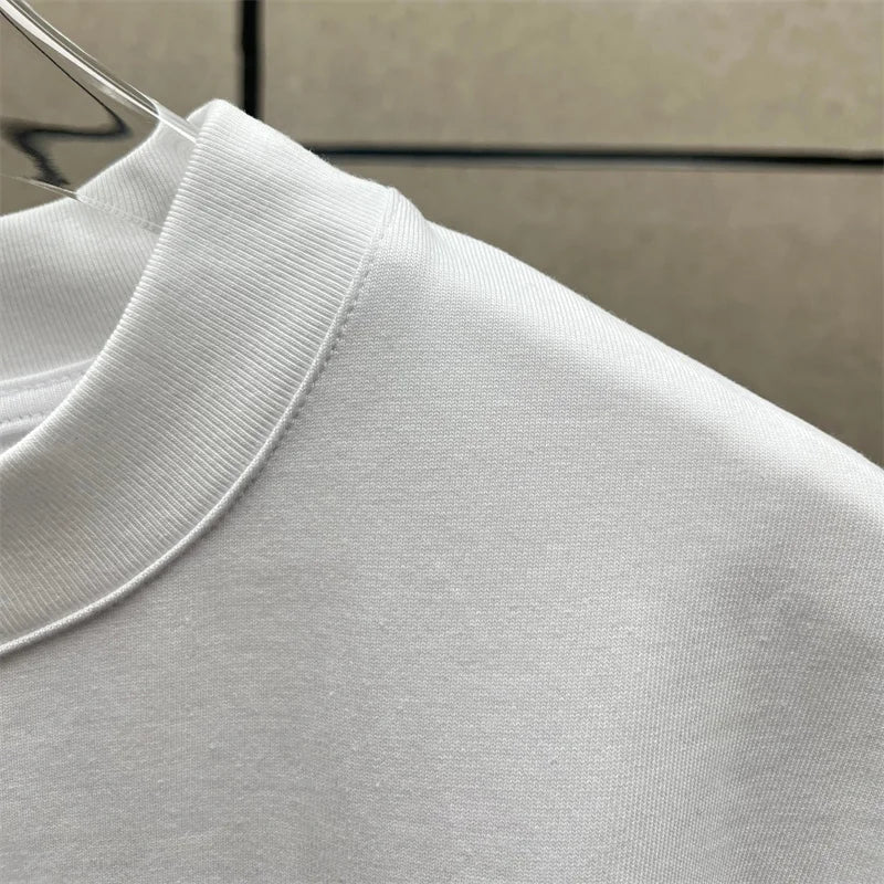 Women's t-shirt New elastic knitted round neck pullover for summer 2026 cotton short sleeved top Waist cinching slim fit corset