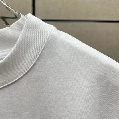 Women's t-shirt New elastic knitted round neck pullover for summer 2026 cotton short sleeved top Waist cinching slim fit corset