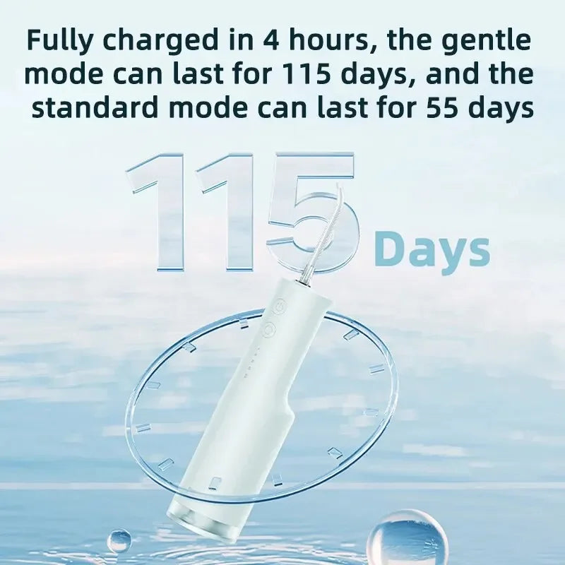 Mijia Electric Oral Irrigator F300 Dental Water Jet Portable Powerful Pick Flosser Teeth Whitening Cleaner Mouth Cleanner