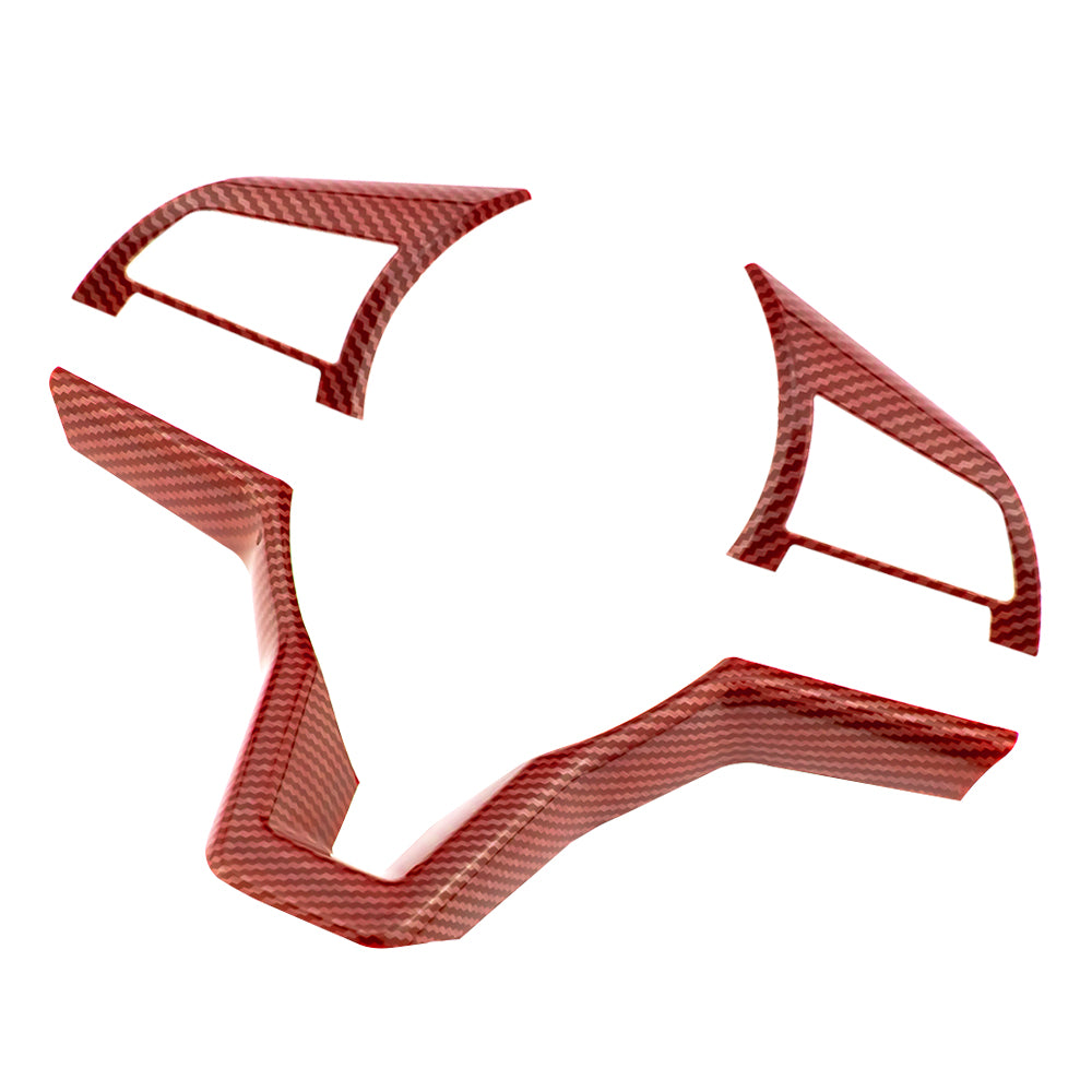 Car Steering Wheel Panel Cover Trim Sticker for Nissan Qashqai J11 Xtrail T32 Rogue Note Versa Kicks Juke Micra Leaf Sentra