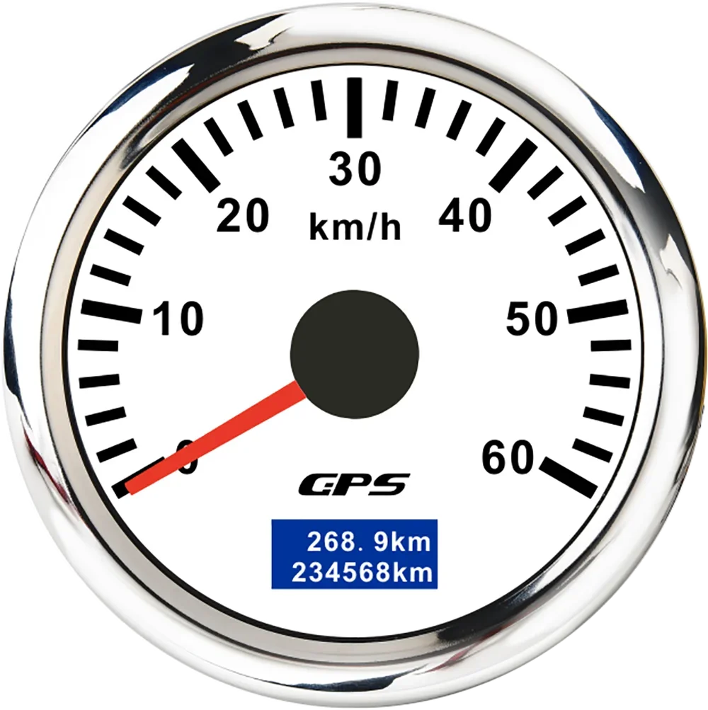 30/60/80/120/200 Km/h GPS Speedometer 52MM Car Truck Speed Gauge Meter With GPS Antenna With 7 Color Backlight 9-32V