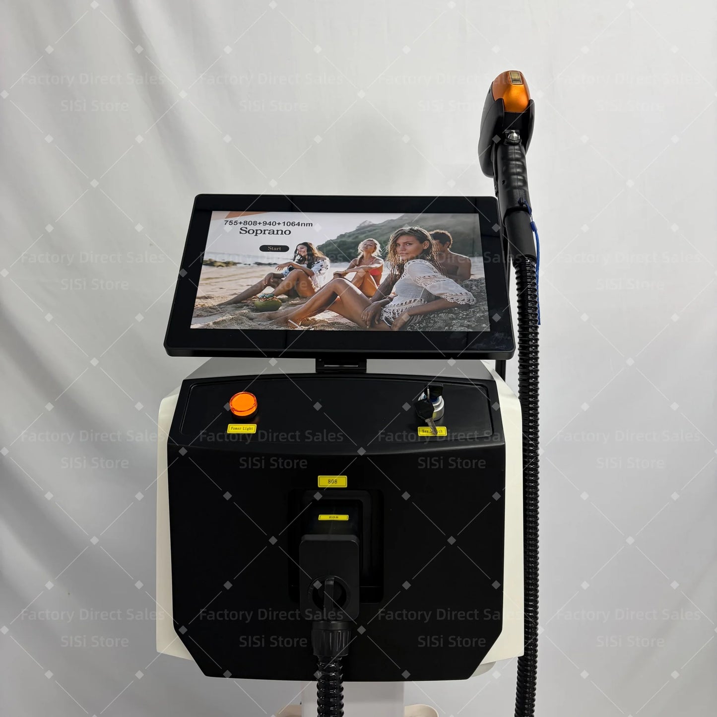 FAC 10Bars Level 2 Laser Permanent Painless Hair Removal Machine 808 4 Wavelength Professional Salon Beauty Equipment CE