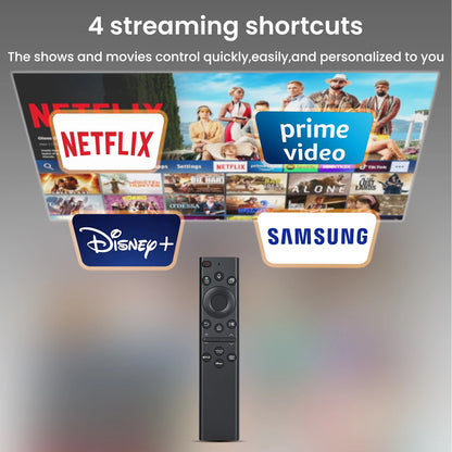 for Samsung TV Remote with Voice Control - Replacement for 2018-2026 Samsung Smart TVs (Frame/QLED/Crystal), No Solarcell