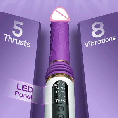 Automatic Thrusting Dildo for Women Remote Control Realistic Telescopic Vibrator With Suction Cup Sex Toys Adult Sex Machine