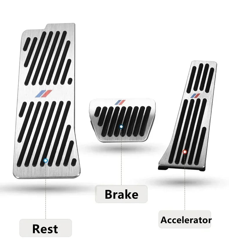 Automotive Accelerator and Brake Pedal Covers Suitable for BMW 5 series E60 F30 G60F18 G30 G38 E63 E64