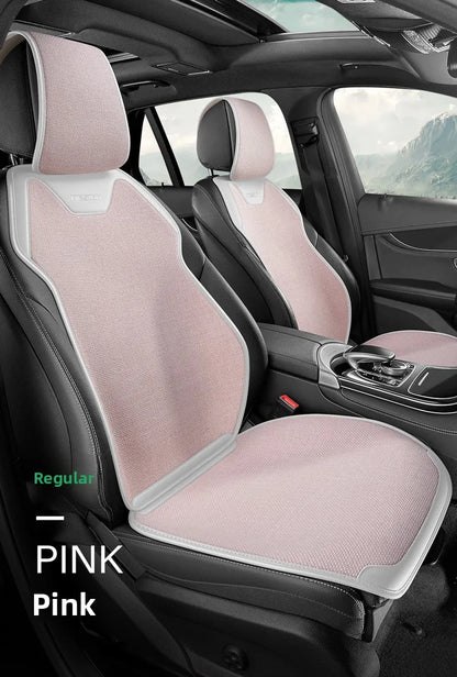 Universal Linen Car Seat Cover Four Season Auto Flax Comfortable Breathable Anti-Slip Covers Cushion SUV Car Seat Protection