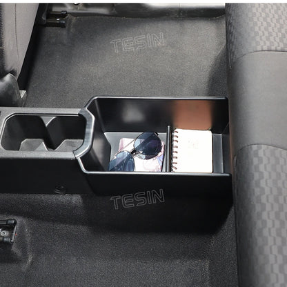 TESIN Car Rear Center Storage Box Organizer for Suzuki Jimny JB74 2/4 Door 2019 2020 2021 2022 2023 2024 Up Interior Accessories