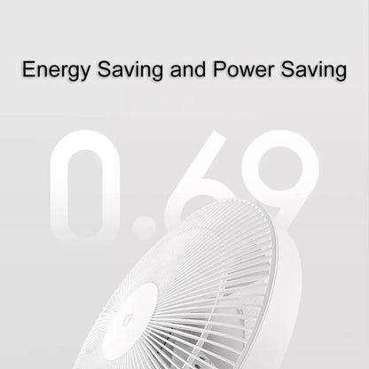 MIJIA Smart DC Inverter Floor Fan 1X Upgrade With 7-Blade,140° Wide-Angle Airflow,Low 25.6dB Noise,Wired Fan With Adapter