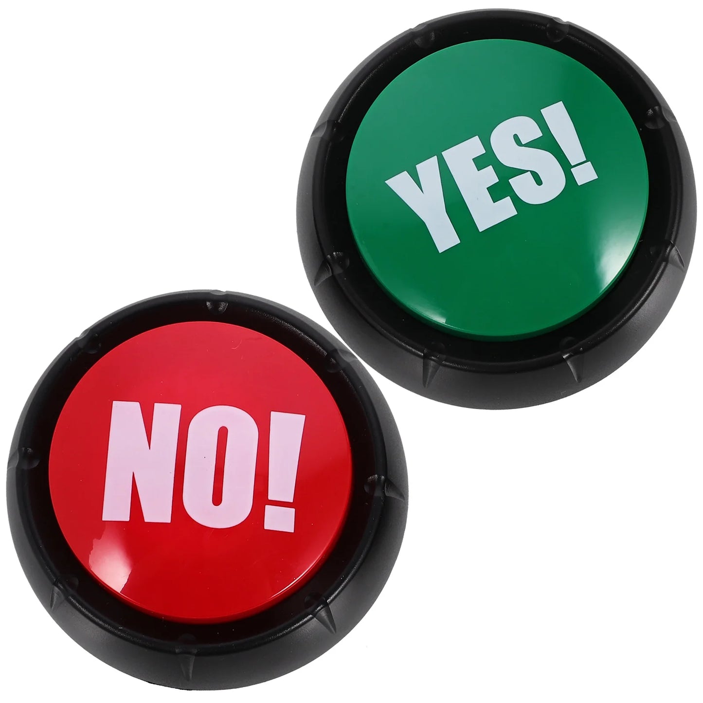 GH Pcs Voice Button Toy Buzzer Sound Office Gifts Yes No Responder Talking Novelty Buttons Luey Noise Maker Prank Big For Office