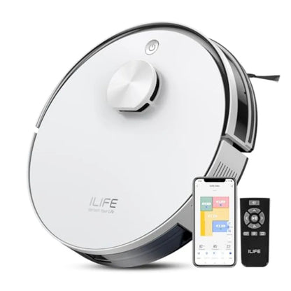 Robot Vacuum, 10000Pa Max Suction Robotic Vacuum Cleaner with LiDAR Navigation, Home Mapping, No-Go Zone, 150 Mins, 2.4G WiFi/A