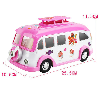 DIY Doll House for LOL Dolls Convertible Picnic Car & Bus Cute Miniatures Dollhouse Birthday Gift for Girls