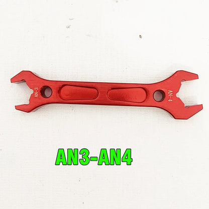 High Strength Aluminum Wrench Hose Fitting Tool Socket Wrench Spanner Tool Kit Double Ended Fitting AN3 AN4 AN6 AN8 AN10 AN12 ﻿