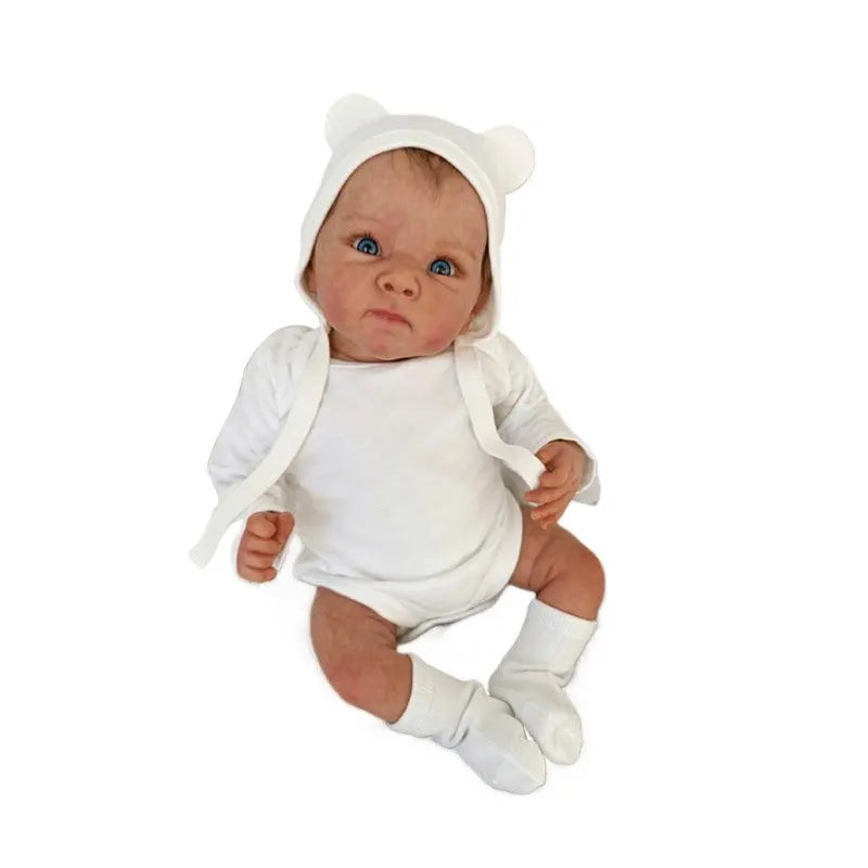 45cm Reborn Baby Doll Bettie Lifelike Soft Touch 3D Skin Hand-drawing Visible Cute Girl Doll
