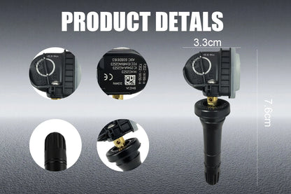 1/4PCS Tire Pressure Monitor Sensors TPMS F2GZ-1A189-AB For Ford F150 Galaxy Mustang Escape Compatible With F2GT1A180AB 315MHZ